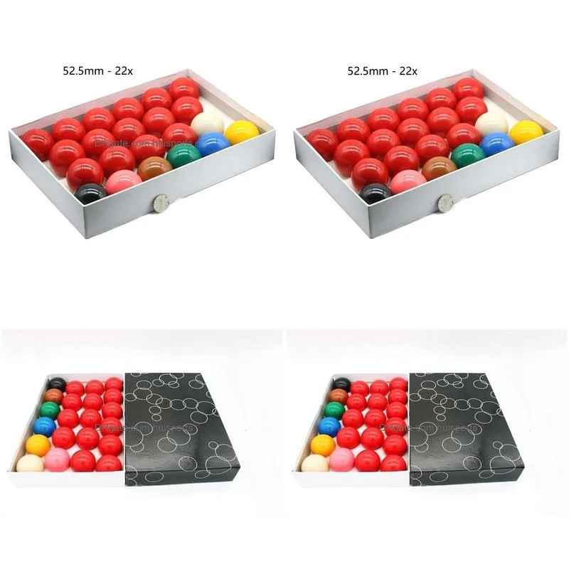 standard size 525mm snooker ball set 22x 2116inch billiard kit 240315