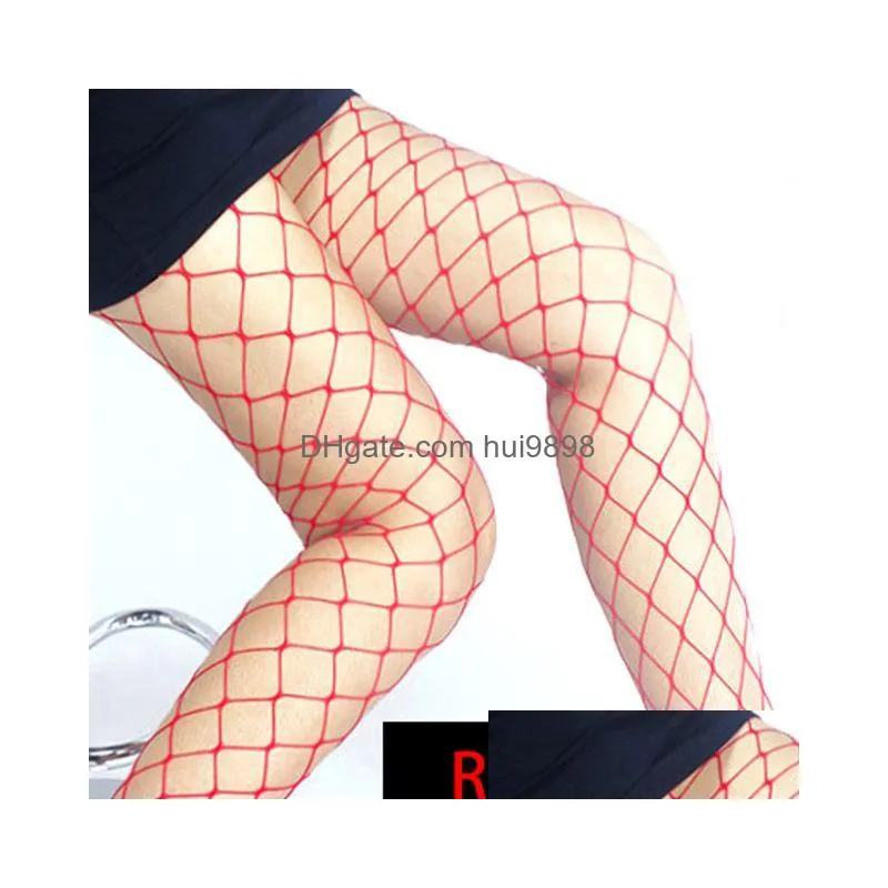 2021 hollow out sexy socks pantyhose black women tights stocking fishnet stockings club party hosiery calcetines female mesh