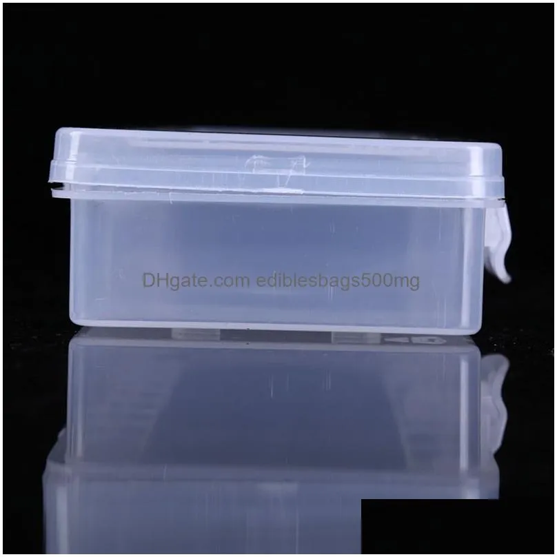 wholesale factory for haoze pp plastic transparent 661 gouache pencil case pencil case brush storage box storage box sample box