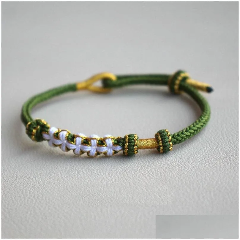 Couple keepsake colorful rope DIY handmade knit bracelet for children and adult bracelet free shipping.