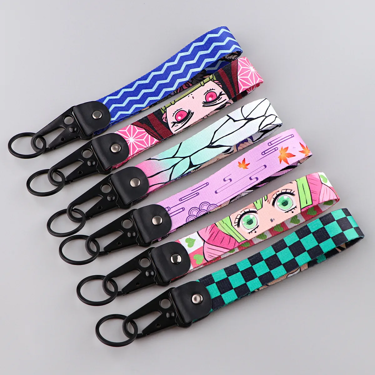 Keychains & Lanyards Various Types Of Cartoon Cool Key Tag Embroidery Fobs For Motorcycles Cars Bag Backpack Keychain Fashion Ring Gi Ot7Jt