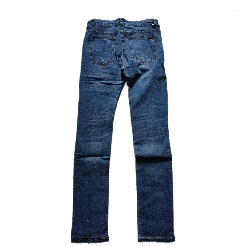 Men`s Jeans Denim 2023 Mens Pants Clothing Autumn Winter Designer High Quality Ripped Oversized Spring HIP HOP Punk Streetwear Hole