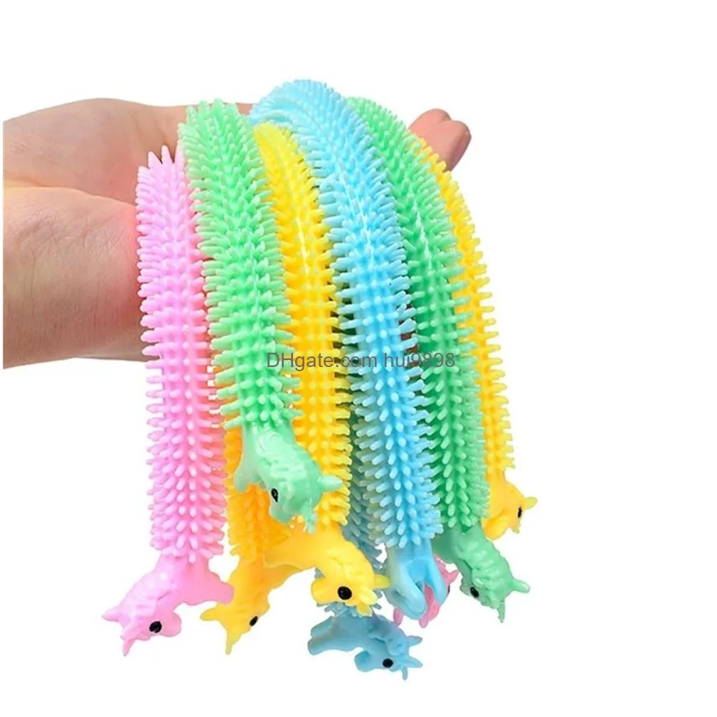 fidget sensory toy noodle rope tpr stress reliever toys decompression pull ropes stress anxiety relief toys diy flexible glue