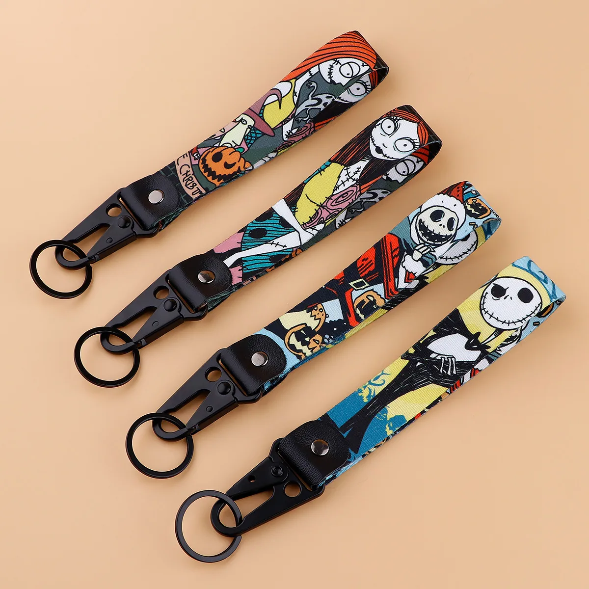 Keychains & Lanyards Various Types Of Cartoon Cool Key Tag Embroidery Fobs For Motorcycles Cars Bag Backpack Keychain Fashion Ring Gi Ot2Ex