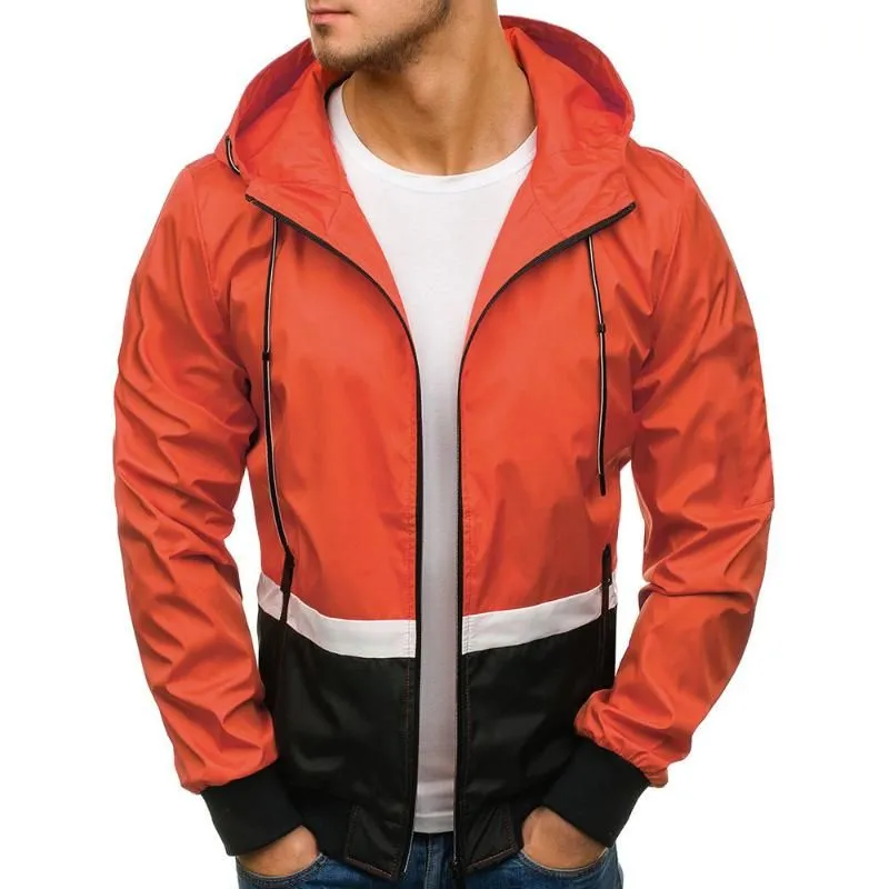 Waterproof Men`s Jackets Outdoor Jackets Men`s Windbreakers mens Clothing fashion tops autumn d90604