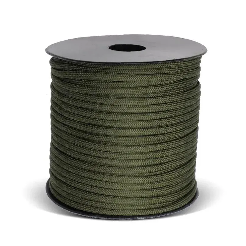 Paracord 50m 650 Military Paracord 9 Strand 4mm Tactical Parachute Cord Camping Accessories DIY Weaving Rope Outdoor Survival