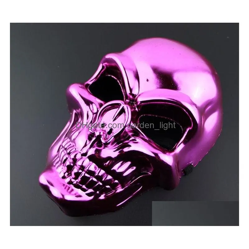  halloween horror mask christmas electroplated taro mask ghost head funny mask party gift 6 colors opp bag5299531