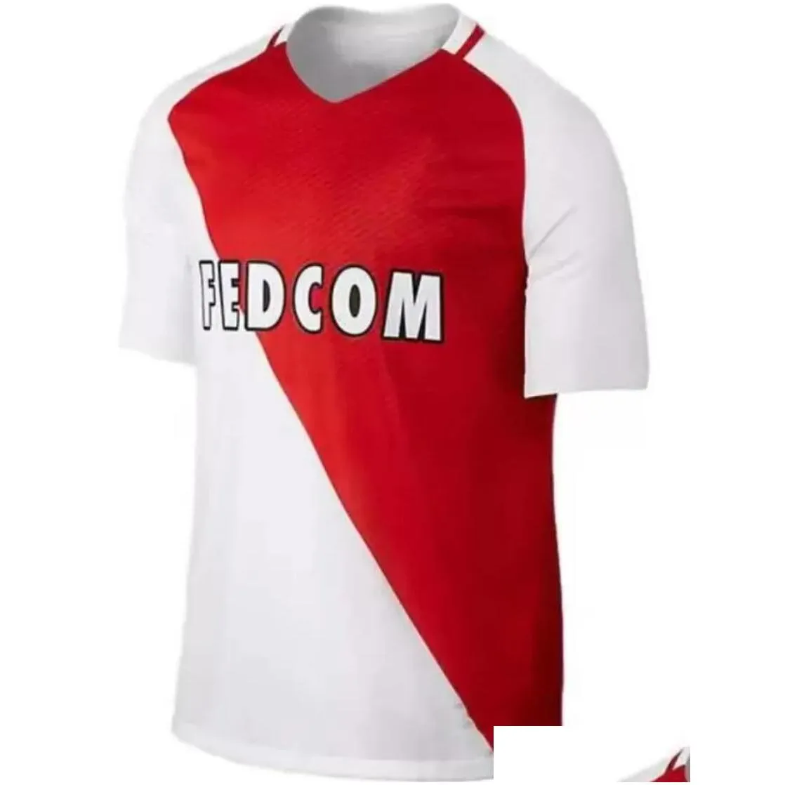 16 17 As Monaco Soccer Jerseys Home MBAPPE FALCAO BERNANDO CARRILLO GERMAIN FABINHO League Champion Maillot De Foot For Men