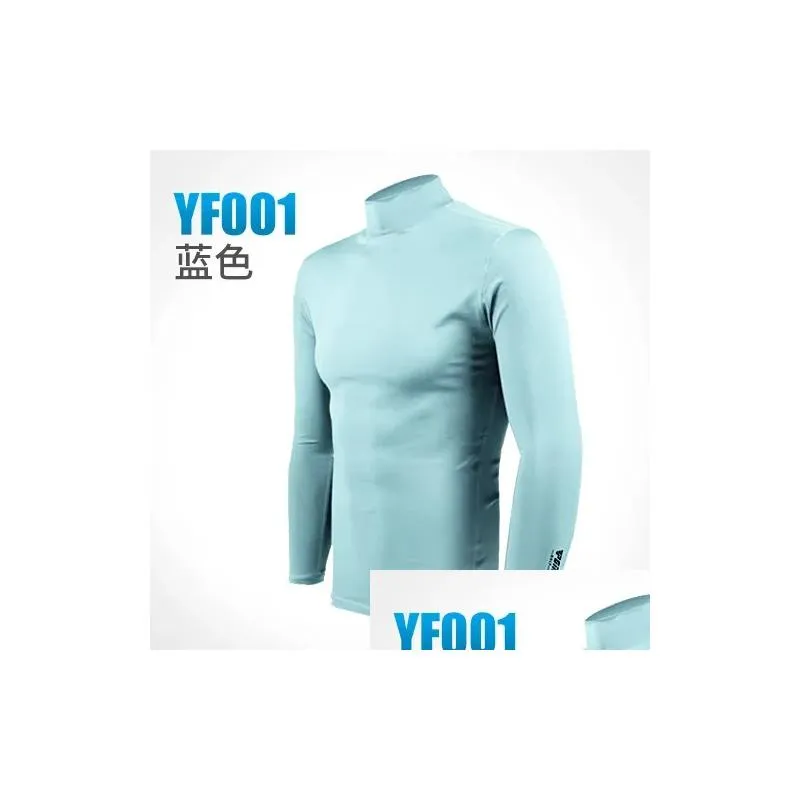 Shirts Outdoor Sport PGM Mens Summer Shirt Underwear Golf Shirt Sunscreen UV Ice Tshirts Long Sleeve Clothes Golf Apparel For Men