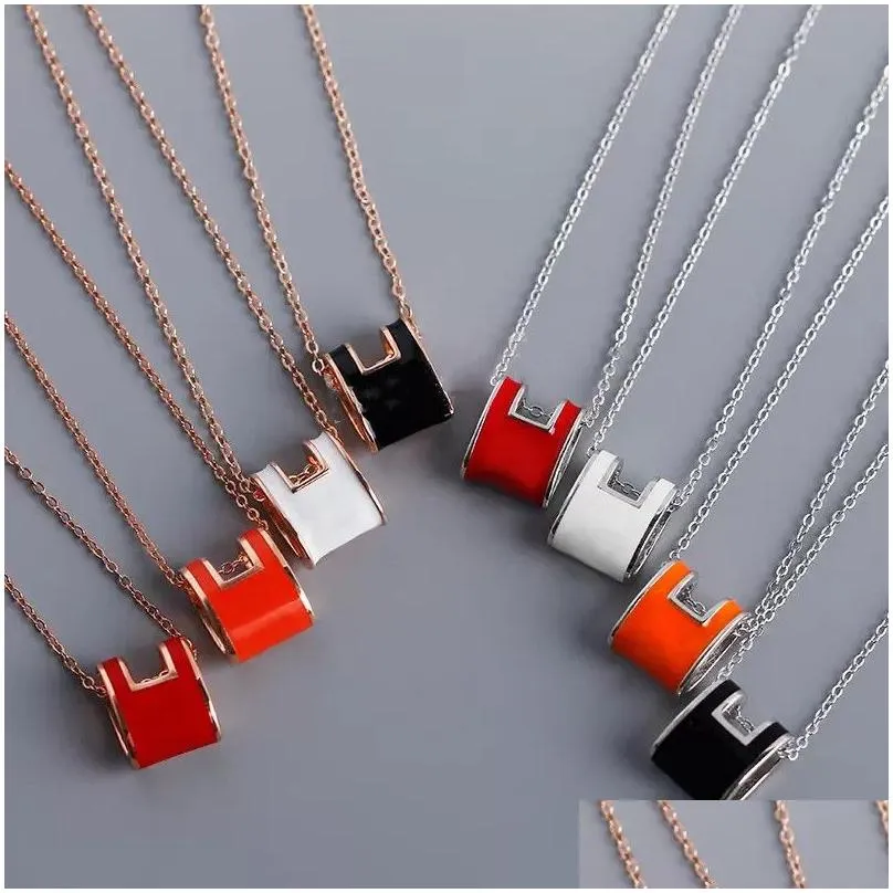 Designer Pendant Necklaces Letter Love necklace luxury jewelry chains for Woman pendants Link Chain Highly Quality with box