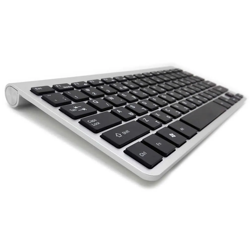 israel hebrew keyboard high quality ultraslim wireless keyboard mute keycap 24g keyboard for win xp 7 10 android tv box y08089769874