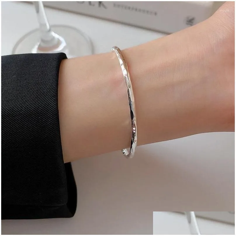 Bangle Minar Simple Gold Silver Color Metallic Bangles Brass Pleated For Women Man Unisex Statement Casual Accessories