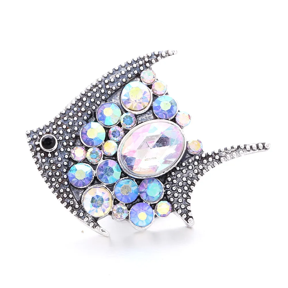 Charm Bracelets Noosa Jewelry Snaps Button Rhinestone Crystal Buttons Fit For Necklace Bracelet Rings Diy Pendant Accessory Style 18M Otvrf