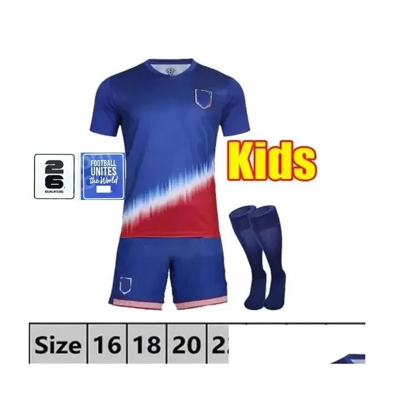 2024 PULISIC UsaS Soccer Jerseys REYNA AARONSON WEAH ACOSTA McKENNIE 24 25 Maillot De Futol FERREIRA DEST MORGAN Us A Football Shirt RAPINOE DUNN Men Women