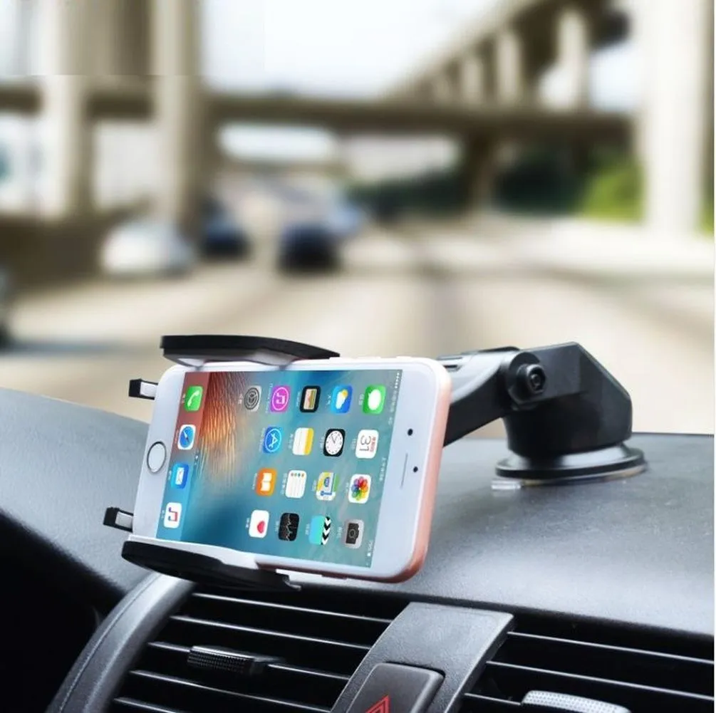 LOT Universal Car Mobile Phone Holder Stand Dashboard Windshield Sticky Cell Phone Holder for iPhone  Support Samsung GPS1454451