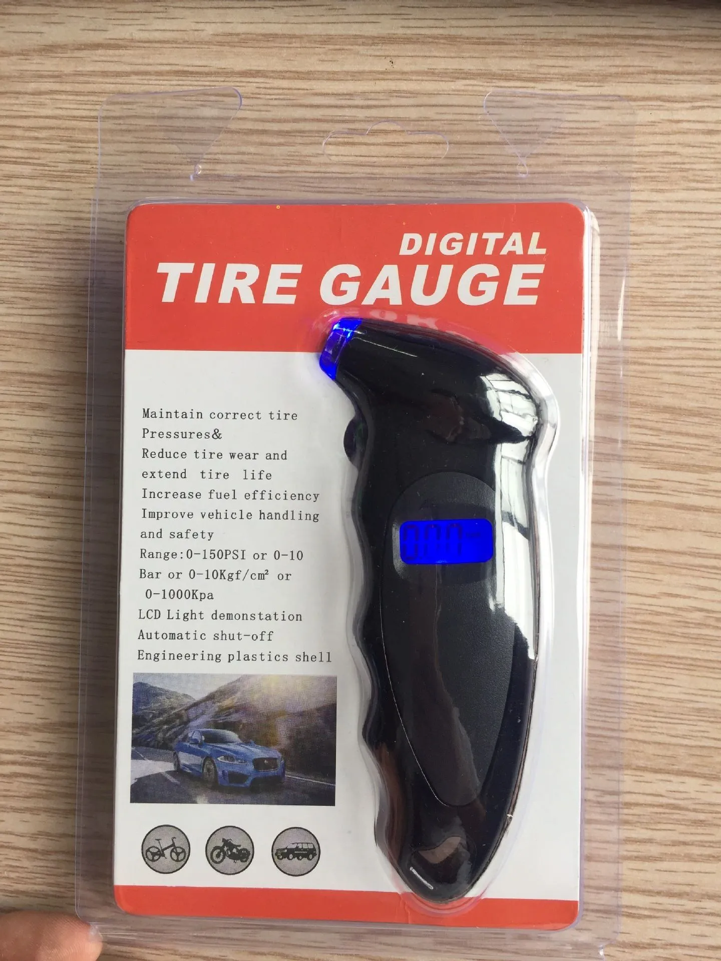 digital tire pressure gauge lcd backlight auto car motorcycle tire gauge 150 psi air tire gauge monitor barometer tyre tester meter