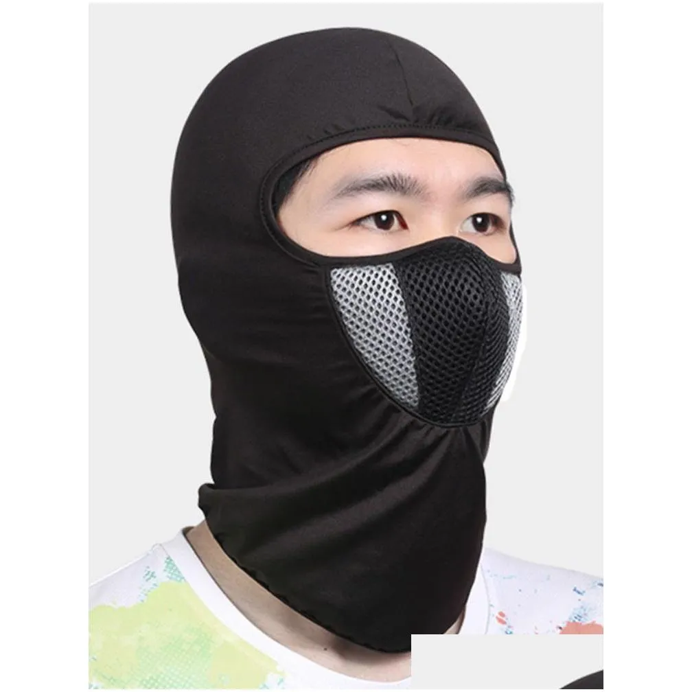 Cycling Masks Balaclava Hat Winter Warm Motorcycle Men Bandana Running Scarf Ski Mask Face Cover Cycling Headwear