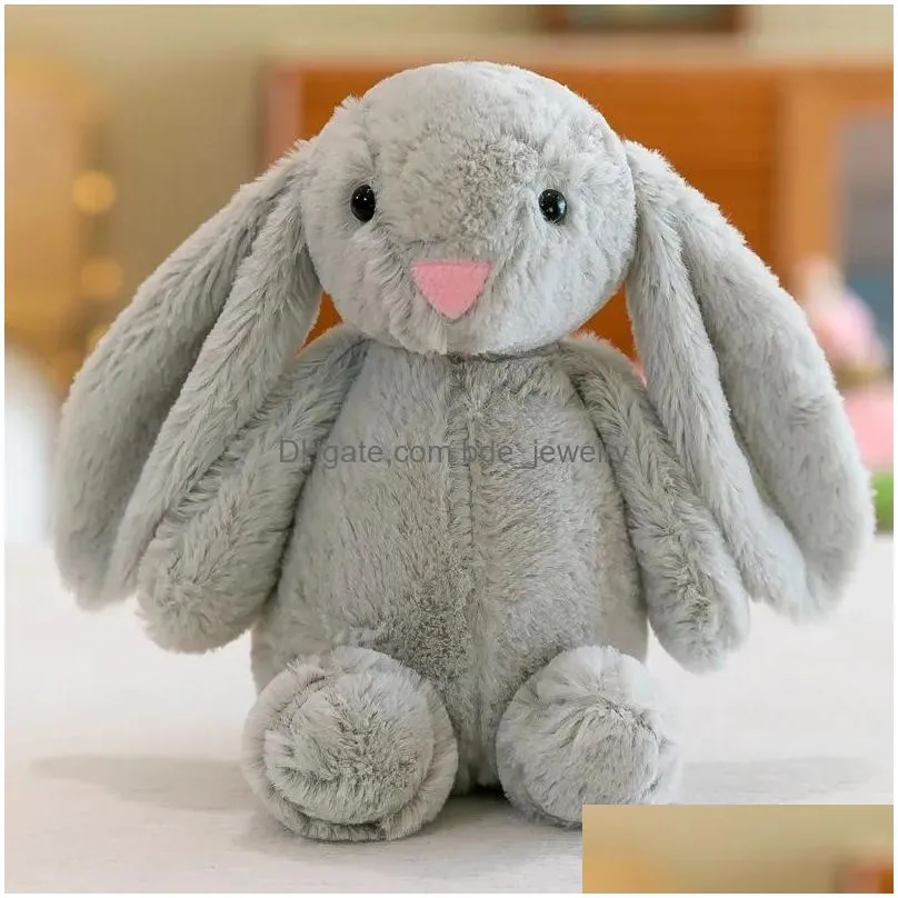 wholesale rabbit doll doll with long ears rabbit plush toy sleeping gift girl grabbing machine doll