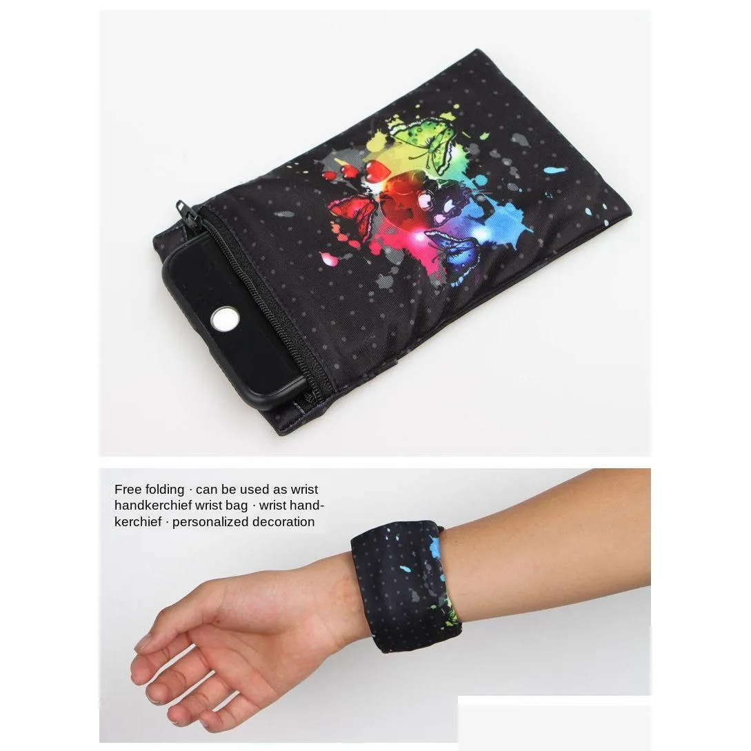 The New Fashion Men Women Wrist Wallet Pouch Band Zipper Running Travel Gym Cycling Safe Sport Bag Mobile Phone