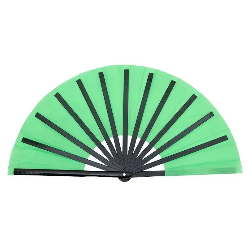 Arts Bamboo Right Hands Fan Tai Chi Performance Fan Martial Arts Fan Kung Fu Fans Cosplay Fan Black Cover China Many Pattern