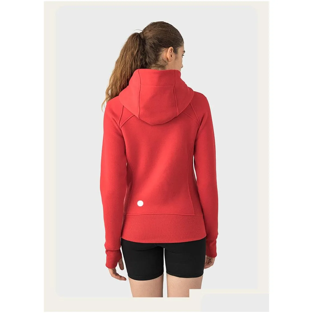 LL-DJ028 Brand Womens Exercise Fitness Wear Yoga Outfit Hoodies Sportswear Outer Jackets Outdoor Apparel Casual Adult Running Long Sleeve