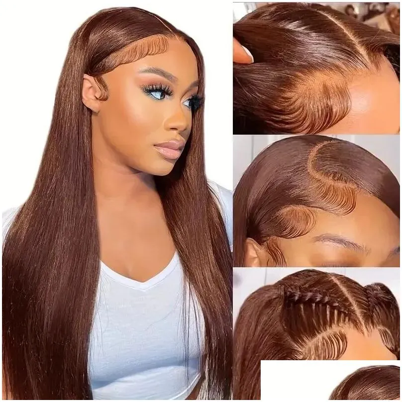 show 12 36 inch Long HD Transparent Lace Front Wigs Human Hair Wigs 13x4 13x6 5x5 4x4 Natural Color Yaki Straight Curly Water Loose Deep Body Headband Wig Bangs