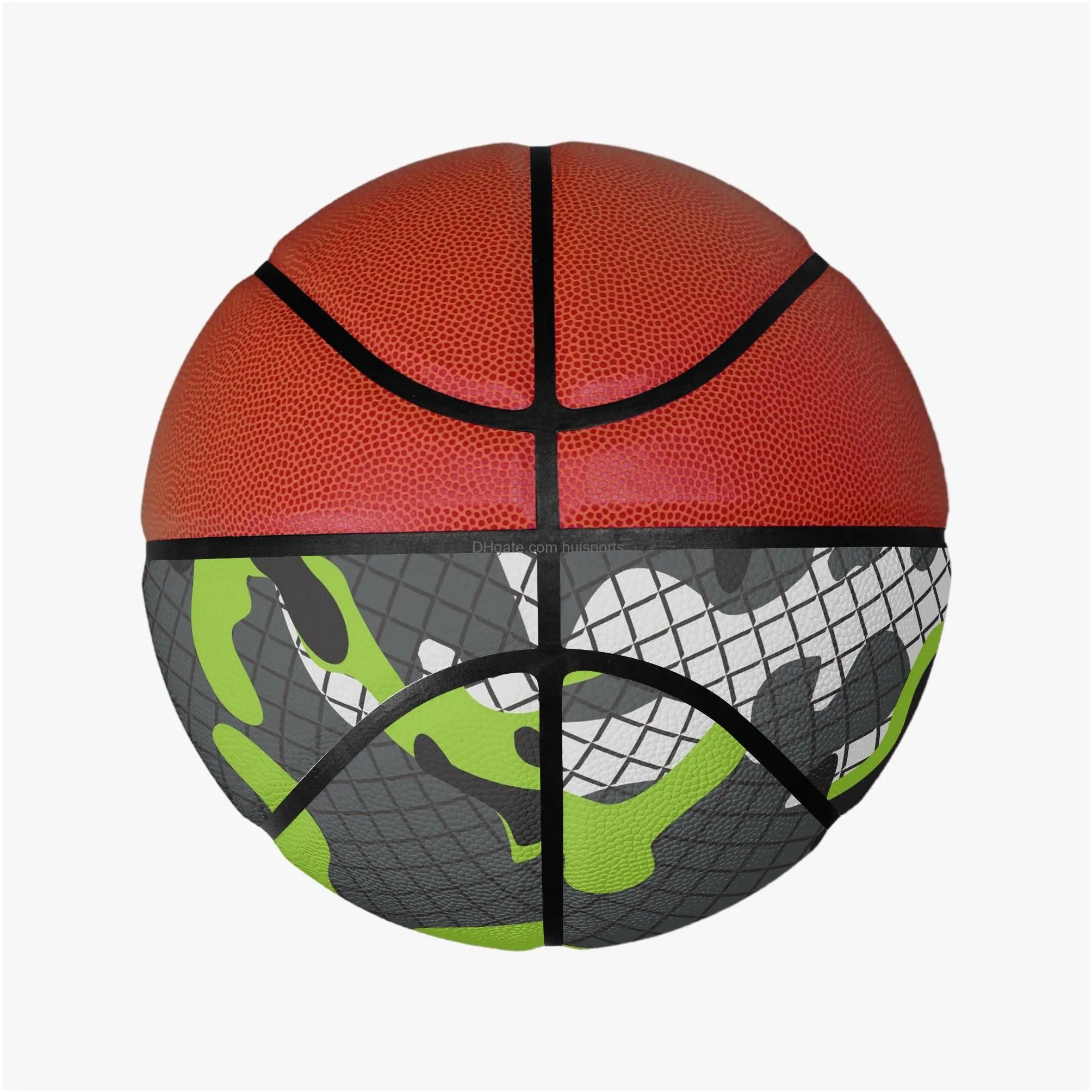 Other Sporting Goods Custom Basketball Diy Men Women Outdoor Sports Game Team Black Blue Purple Training Equipment Factory Direct Sa Dh9Xm