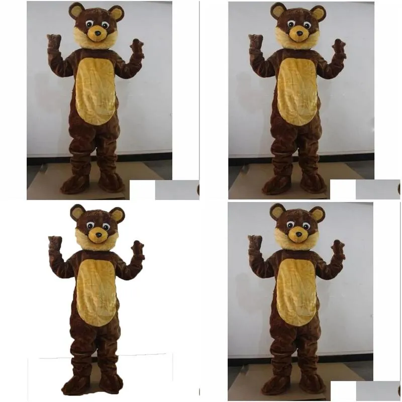 2024 Hot Sales Cute Teddy Bear Mascot Costume Carnival Party Stage Performance Fancy Dress for Men Women Halloween Costume