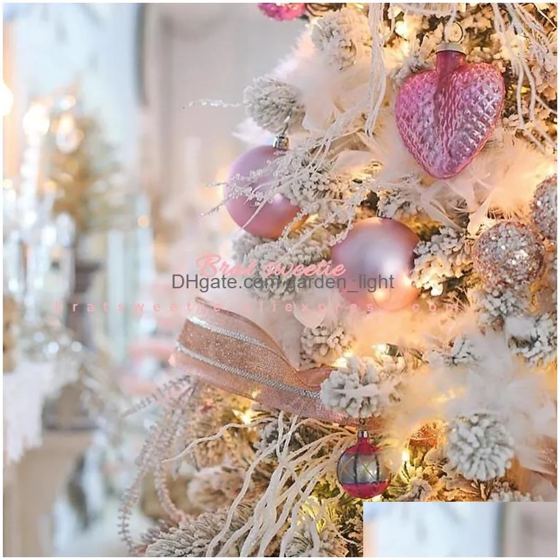 decoration party decoration 2022 navidad decor pink gold red christmas balls ornaments xmas tree decorations toys for home noel