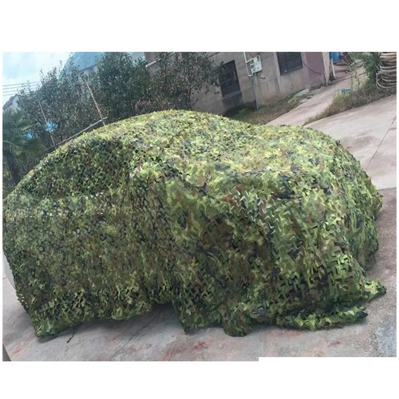 Camouflage Net 1.5M x 2 3 4 5 6 7 8 9 10M Wide Camouflage Camo Netting Bulk Roll Decoration Sun Shade Party Camping Desert Jungl