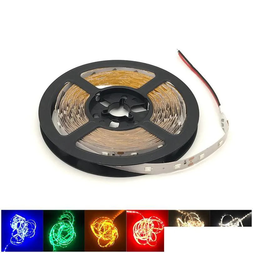 5m 300leds non-waterproof rgb led strip light 3528 dc12v 60leds/m flexible lighting string ribbon tape lamp home decoration lamp