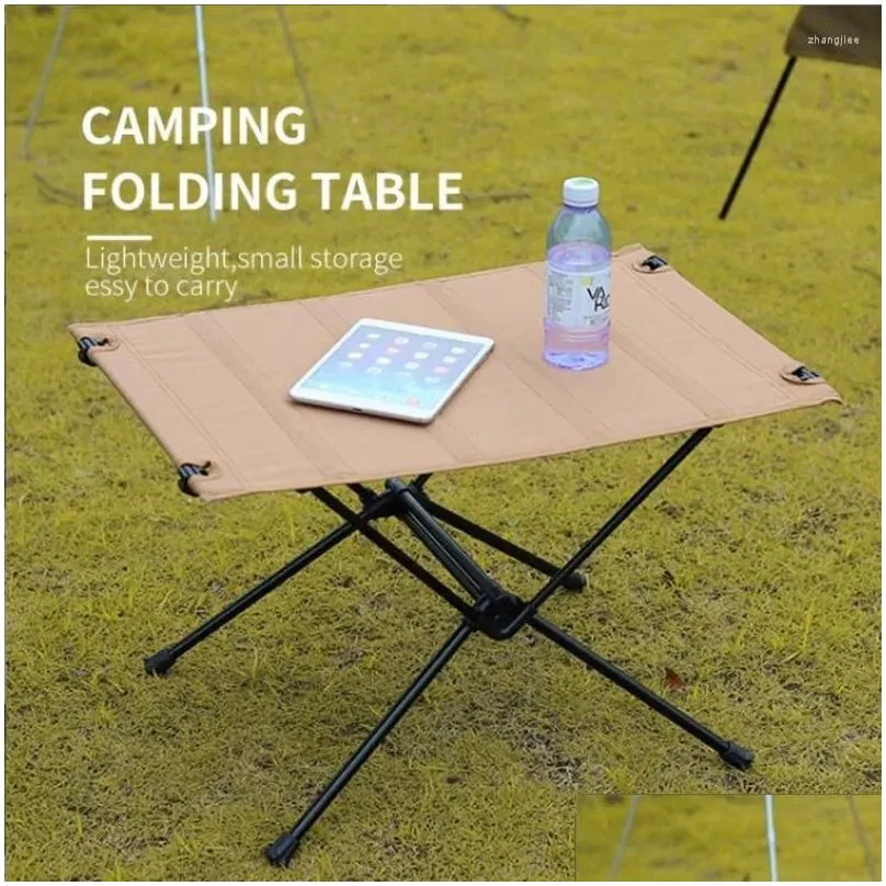 Camp Furniture Picnic Folding Camping Table Fishing Patio Coffee Gaming Outdoor Organizer Boxes Parasol Mesa Plegable Balcony