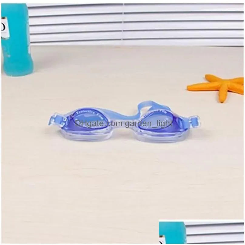 party favor children swimming goggles big box color mix girl boy eyeglasses waterproof fog proof swim pool glasses fit birthday party