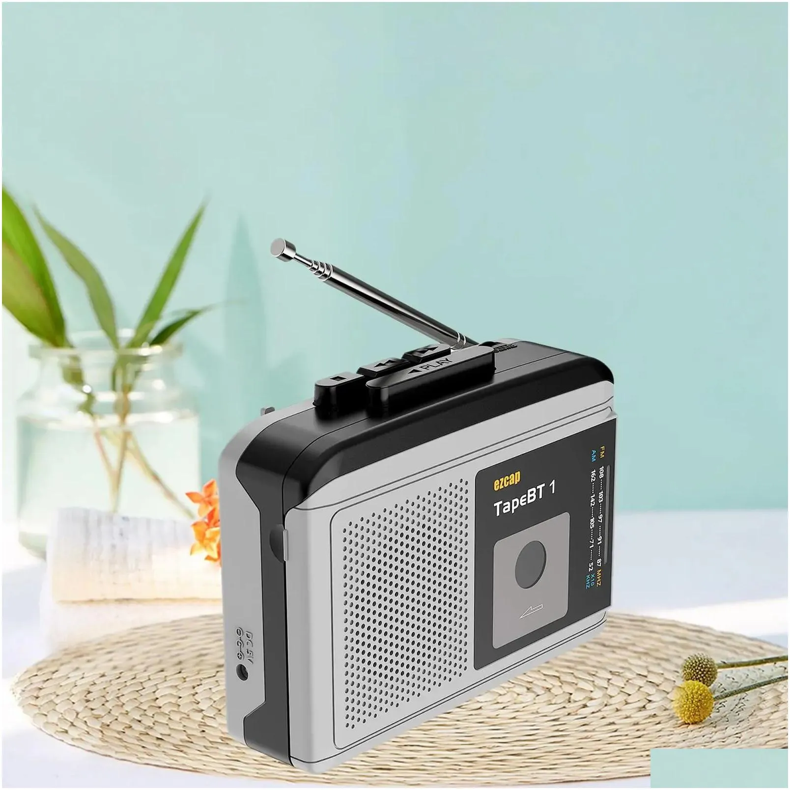 Radio Cassette Player Builtin Speaker Earphone Music Tape Drop Delivery Dhzkd