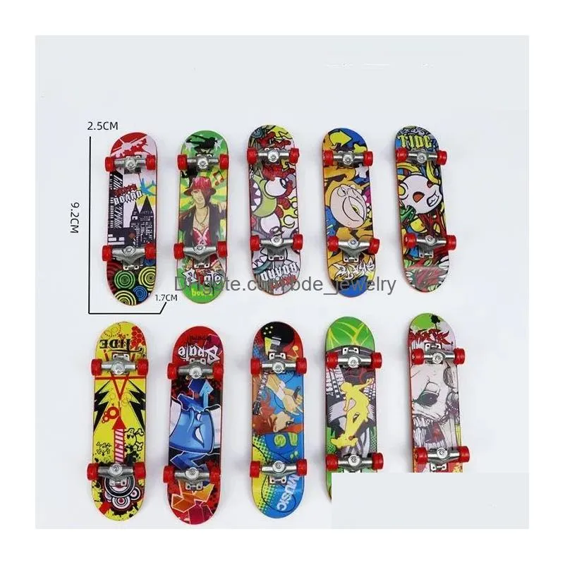 mini finger skateboard truck print professional plastic stand fingerboard skateboard finger skateboard for kid toy children gift