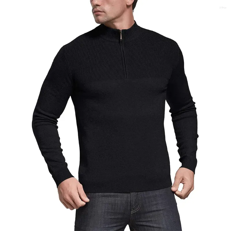 Men`s Sweaters Pullover Sweater Daily Holiday Brand Casual Keep Warm Knit Top Long Sleeve Male Medium Stretch Men Sweatshirt
