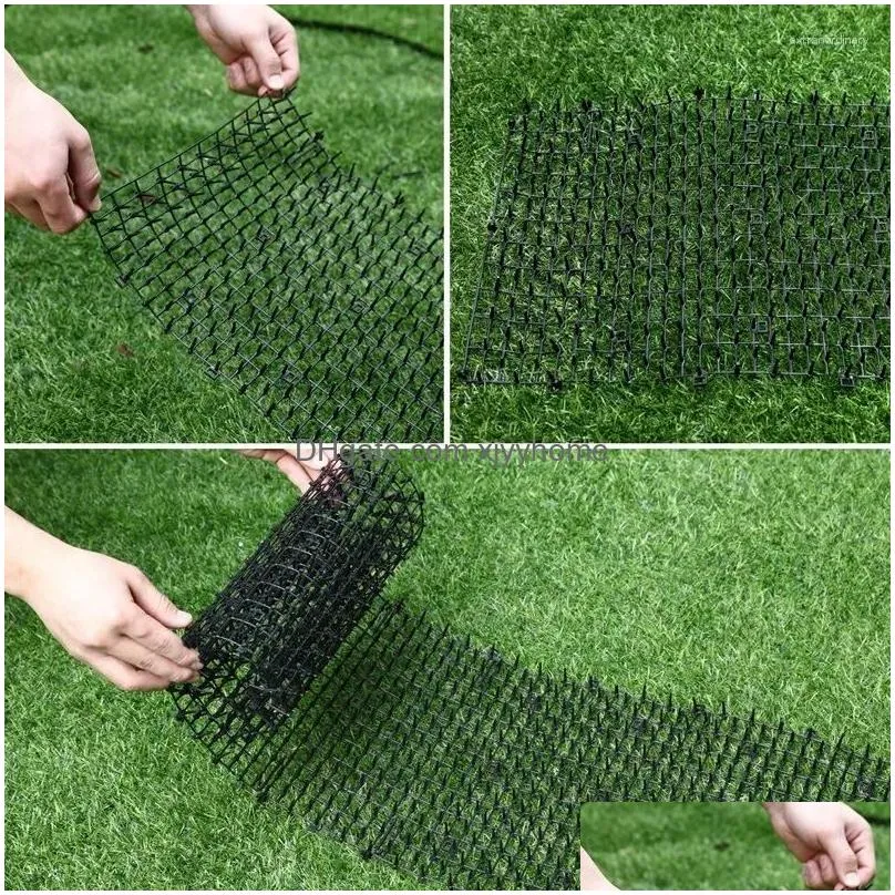 Cat Carriers,Crates & Houses Carriers Garden Antg Outdoor Supplies Scat Mat Cats And Dogs Repellent Plastic Spike Kee From Digging Dro Dhm3D