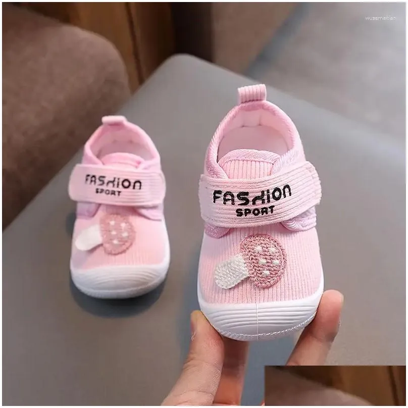 First Walkers 2024 Spring And Autumn 0-1-2 Years Old Baby Non-Slip Soft Soled Toddler Shoes For Men Women Children`s