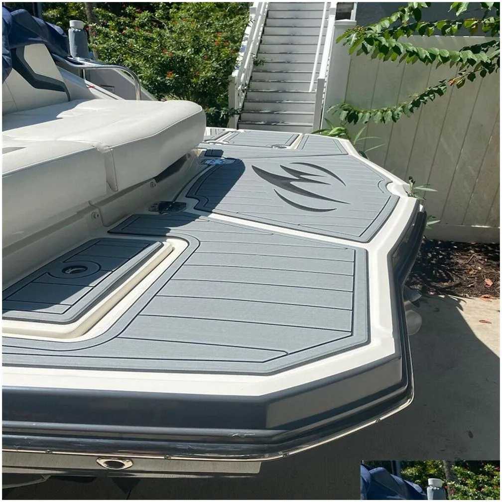 2019 Monterey 258SS Swim Platform Cockpit Pad Boat EVA Foam Teak Deck Floor Mat With Good Quality