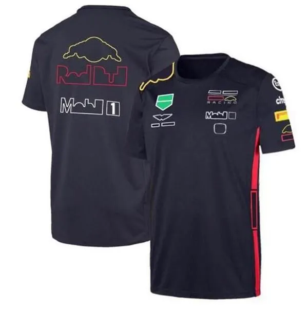 2022 New Summer 1 Racing Tshirt Round neck Short sleeve shirt Customized with the same style7008592