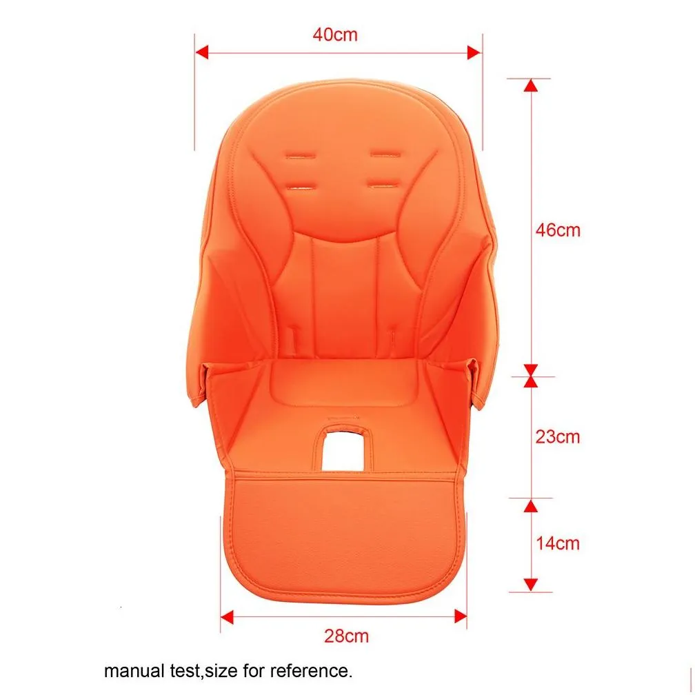 Stroller Parts Accessories Baby Seat Cushion Compatible Peg perego Siesta Zero 3 Aag Baoneo High Chair Or Buggy PU Leather With Sponge Bebe