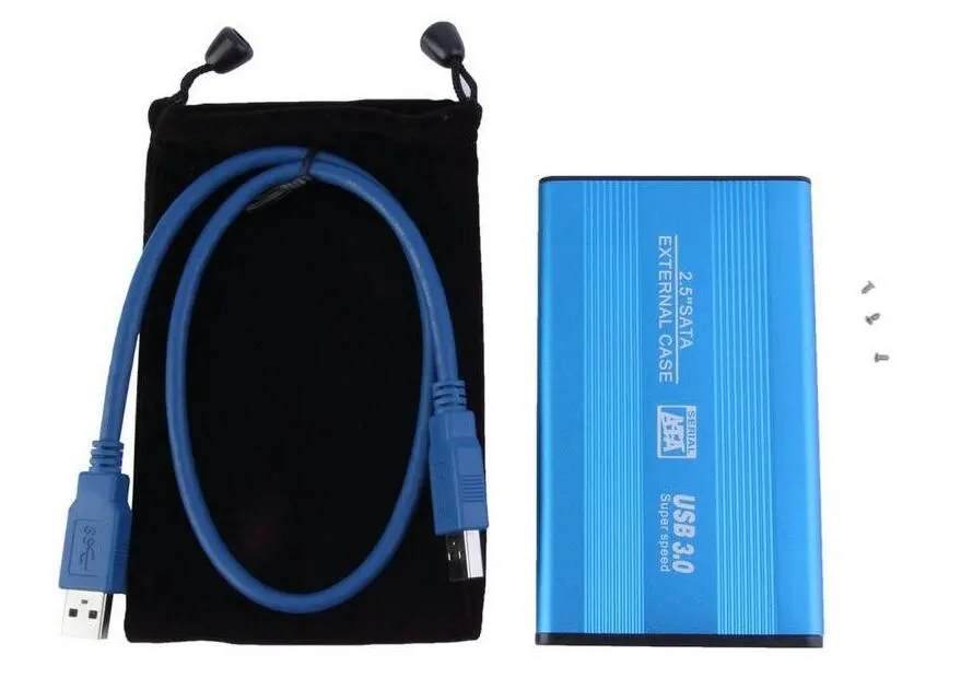 2.5 inch USB 3.0 HDD Case Hard Drive Disk SATA External Storage Enclosure Box With Retail package