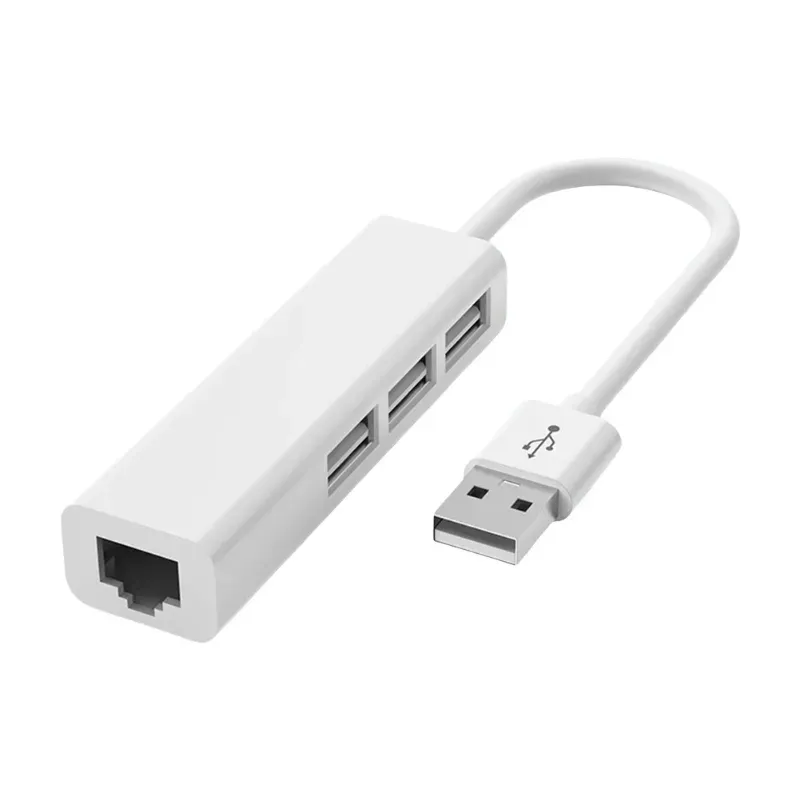 type-c to rj45 laptop adapter usb2.0 4 in 1 splitter 10gbit/s usb network card hub for desktop computer pc