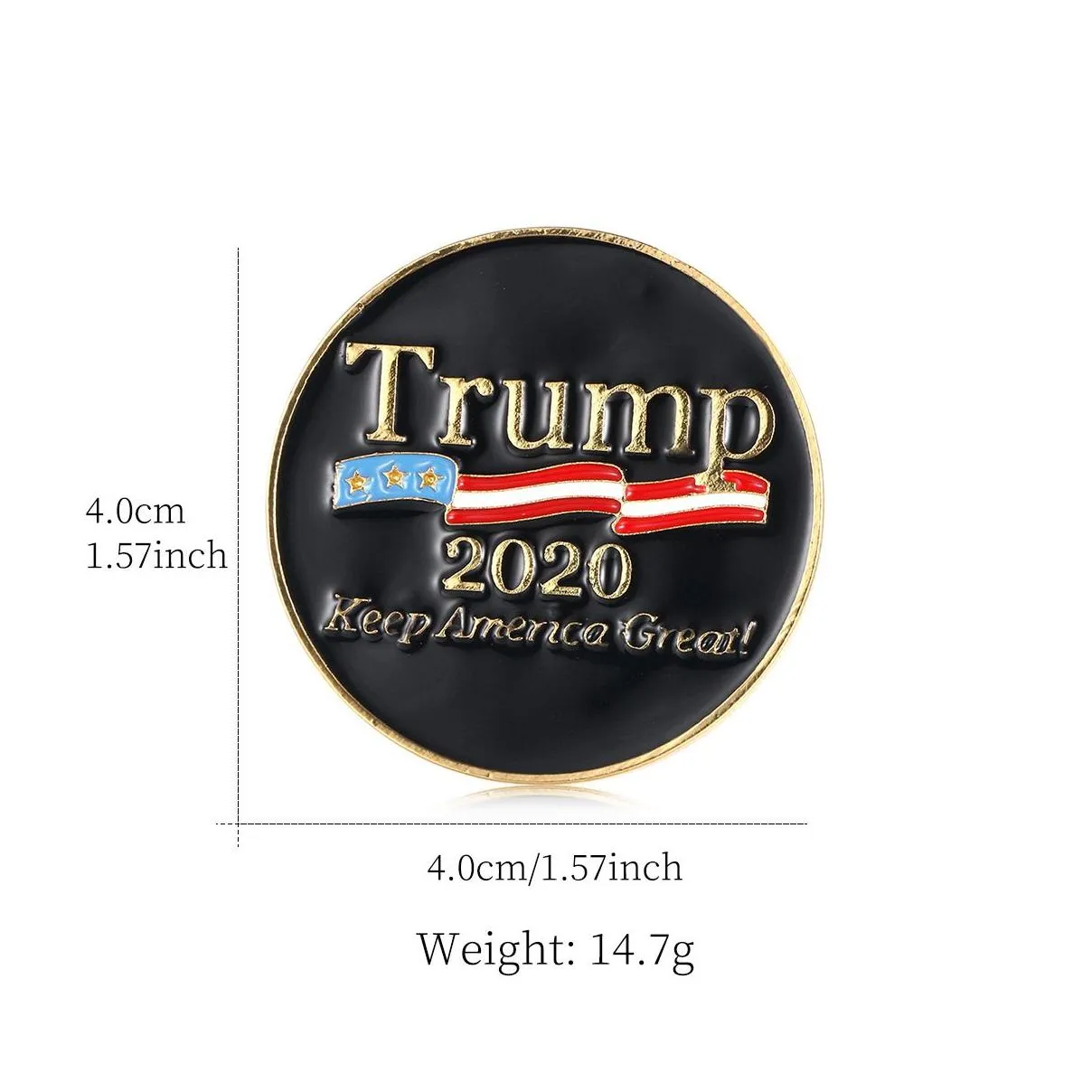 Party Decoration 2024 Trump Brooch American Patriotic Republican Campaign Pin Commemorative Drop Delivery Home Garden Festive Supplies Dhwa2