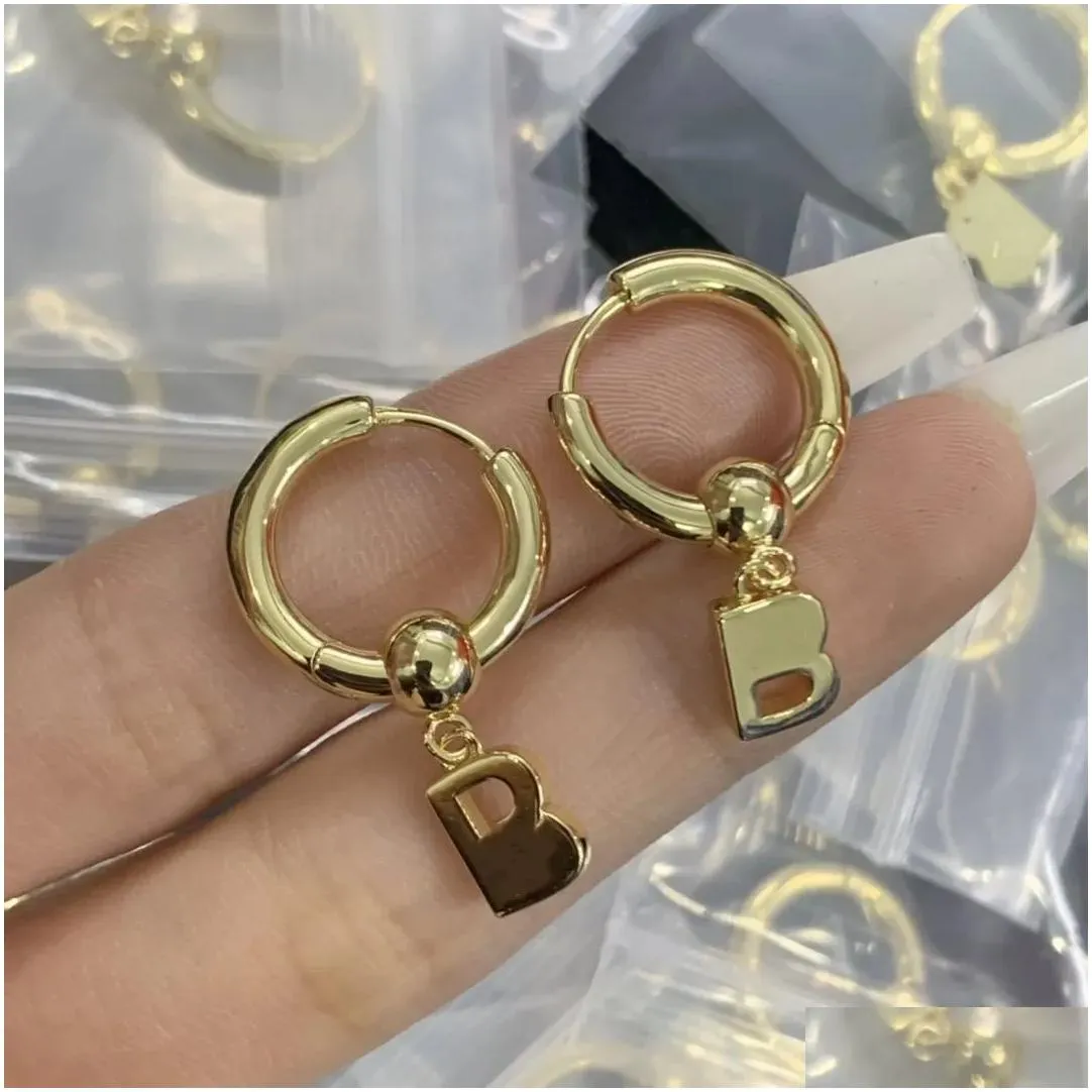 Stud Earrings gold Hoops Luxury Earring Designer For Women men aretes Fashion Wedding B earings b Jewelry Dangles Trendy orecchini G5