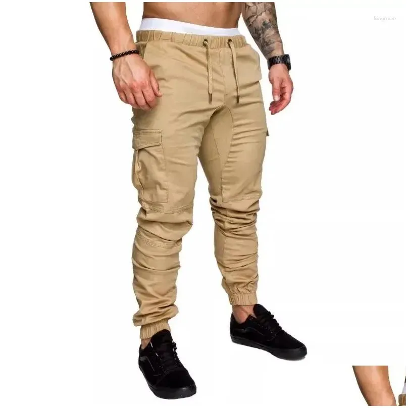 Men`s Pants Woven Fabric Casual With Multifunctional Pockets For Men 2024 Design Latest Style