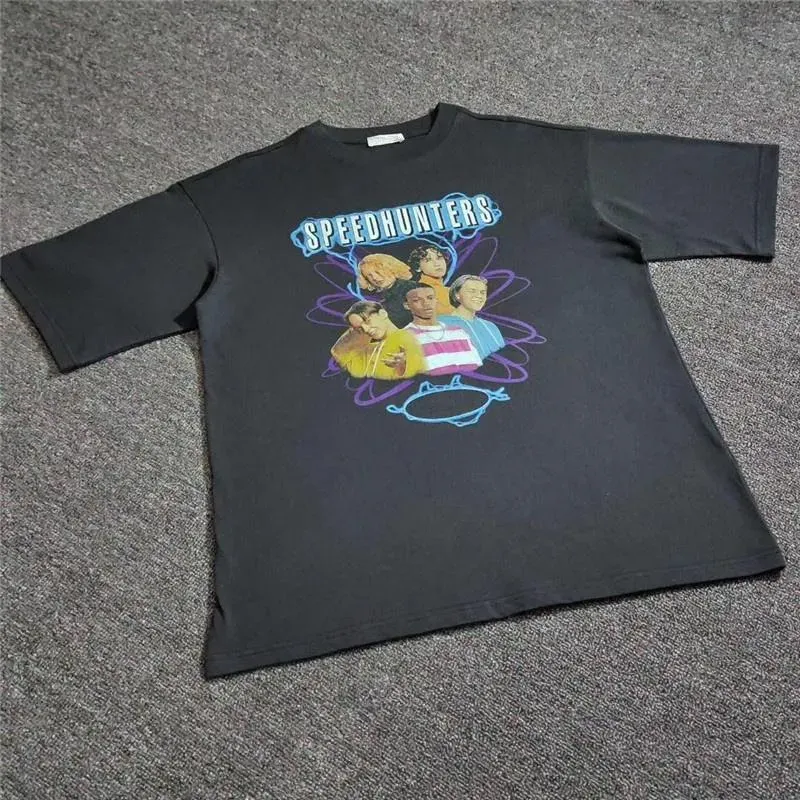 Men`s T-Shirts Speed Hunters Printed Women Men T Shirts Tees Hiphop Streetwear Oversized Cotton Shirt Summer StyleMen`s