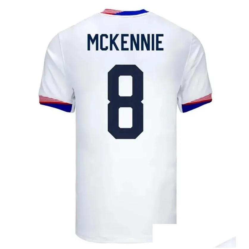 2024 PULISIC UsaS Soccer Jerseys REYNA AARONSON WEAH ACOSTA McKENNIE 24 25 Maillot De Futol FERREIRA DEST MORGAN Us A Football Shirt RAPINOE DUNN Men Women