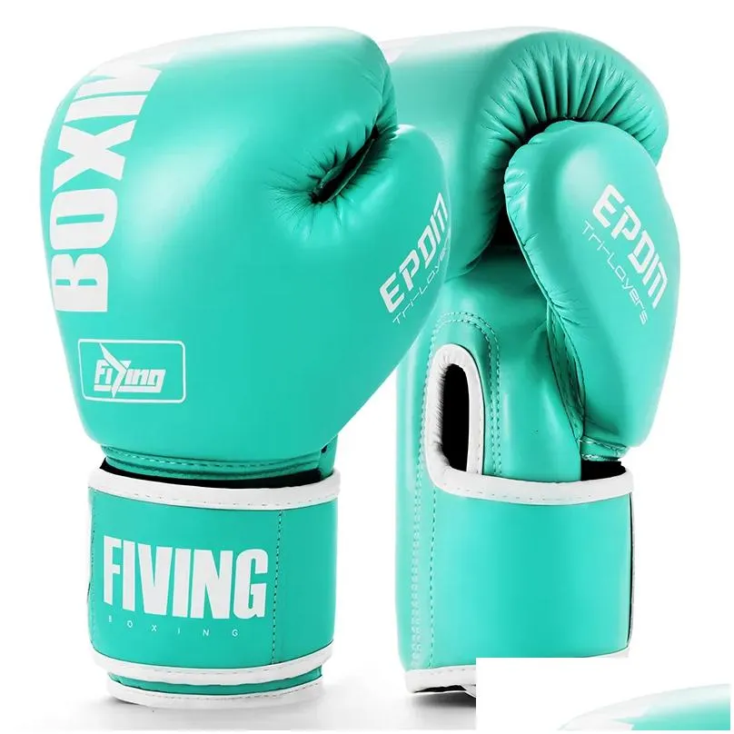 Sports Gloves Fixing 10 12 14 16 Oz Boxing Pu Leather Muay Thai Pipe De Boxeo Fighting Mma Beach Bag Training Drop Delivery Dh62B