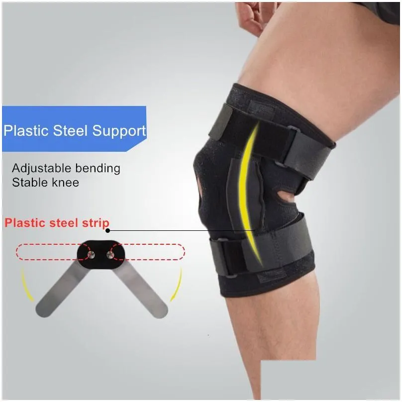 Elbow Knee Pads 1Pc Orthopedic Pad Brace Support Joint Pain Relif Patella Protector Adjustable Sport Kneepad Guard Meniscus Ligament D